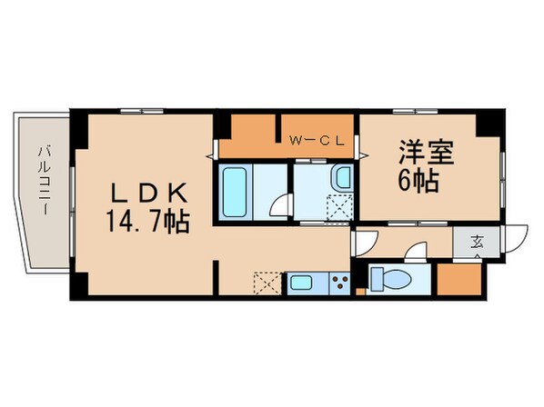 名駅南サクセスⅧの物件間取画像